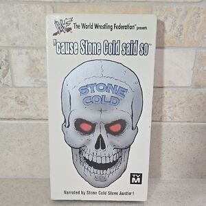Vintage 1998 WWF Cause Stone Cold Said So VHS Tape